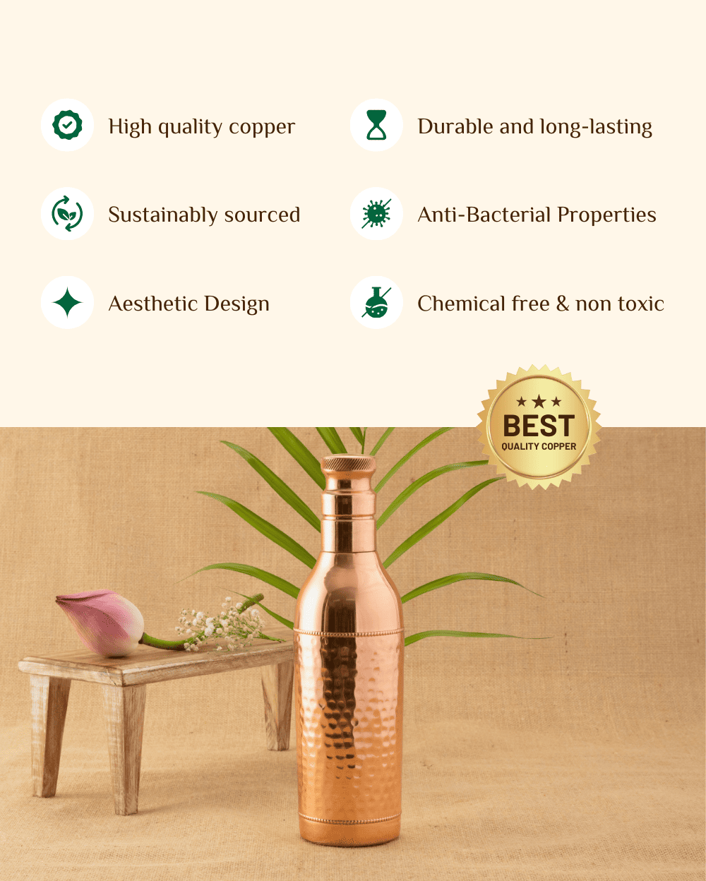 Benefits Of Copper Signature Bottle