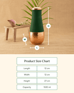 Preminum Copper Supreme Bedroom Jar Green