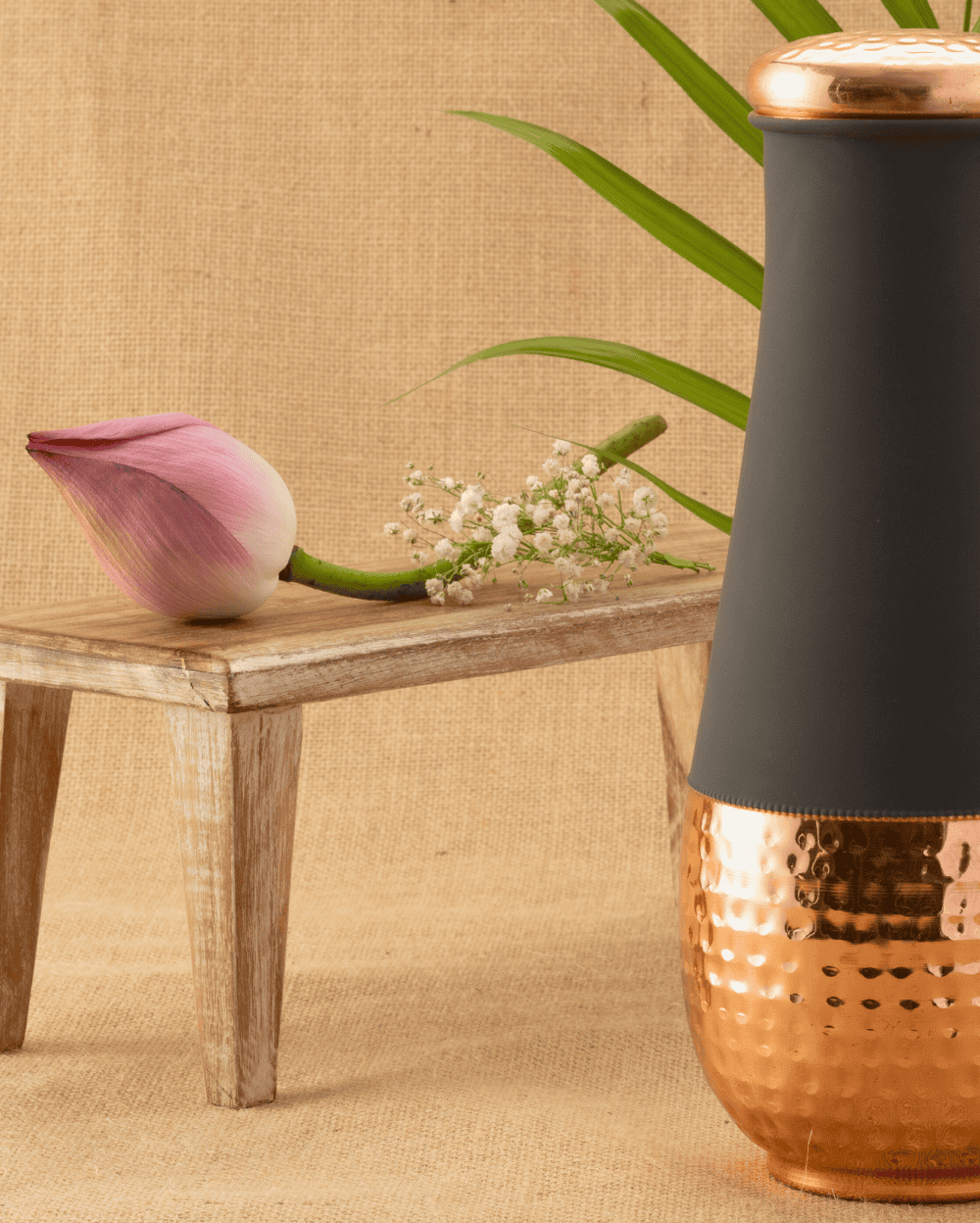 Authentic Copper Supreme Bedroom Jar Grey