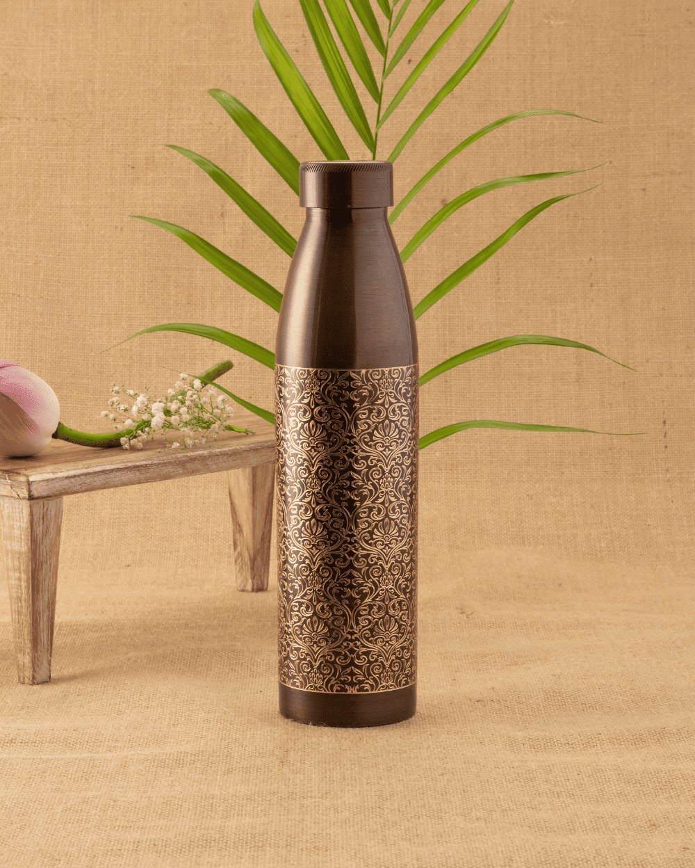 Copper Tiara Bottle Engraved