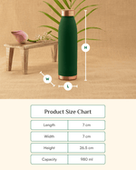 Premium Copper Tiara Bottle Green