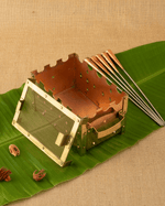 Royal Copper and Brass Barbeque Set
