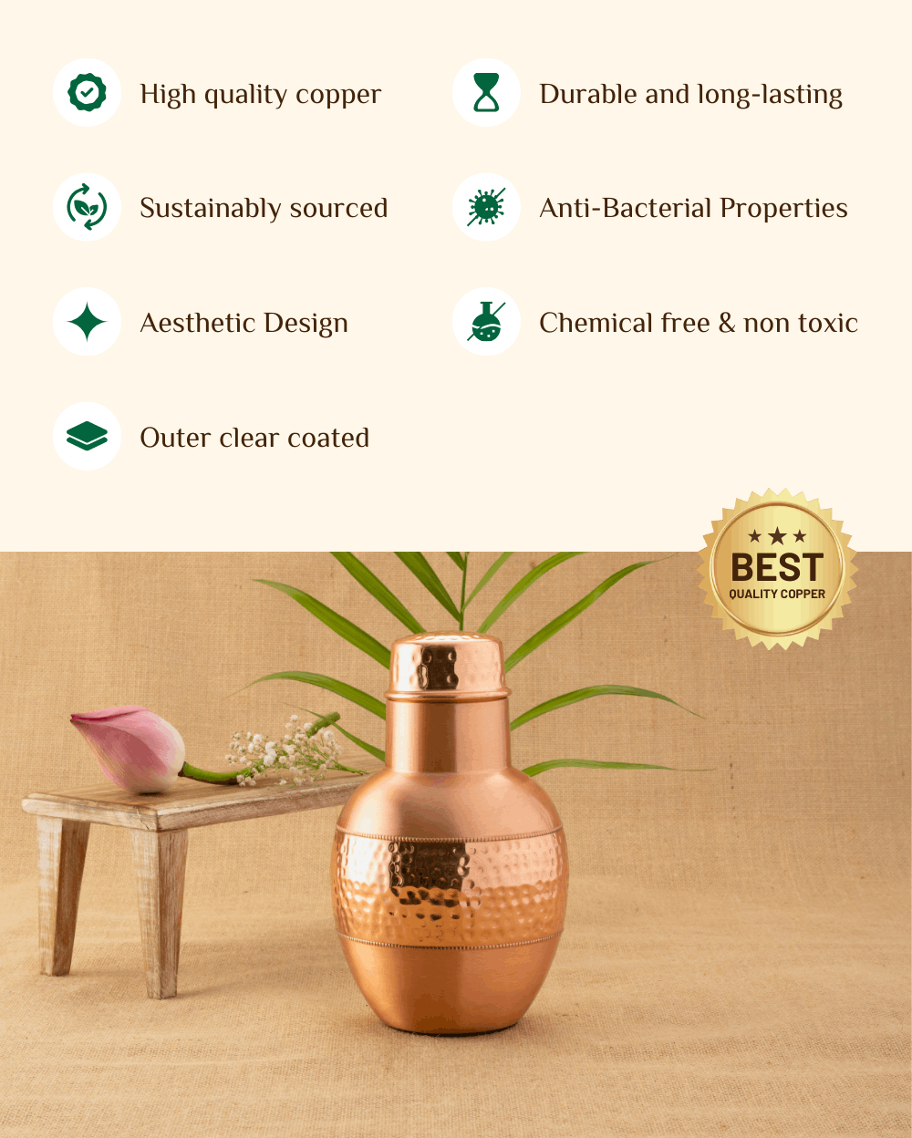 Benefits Of Copper Classic Bedroom Jar