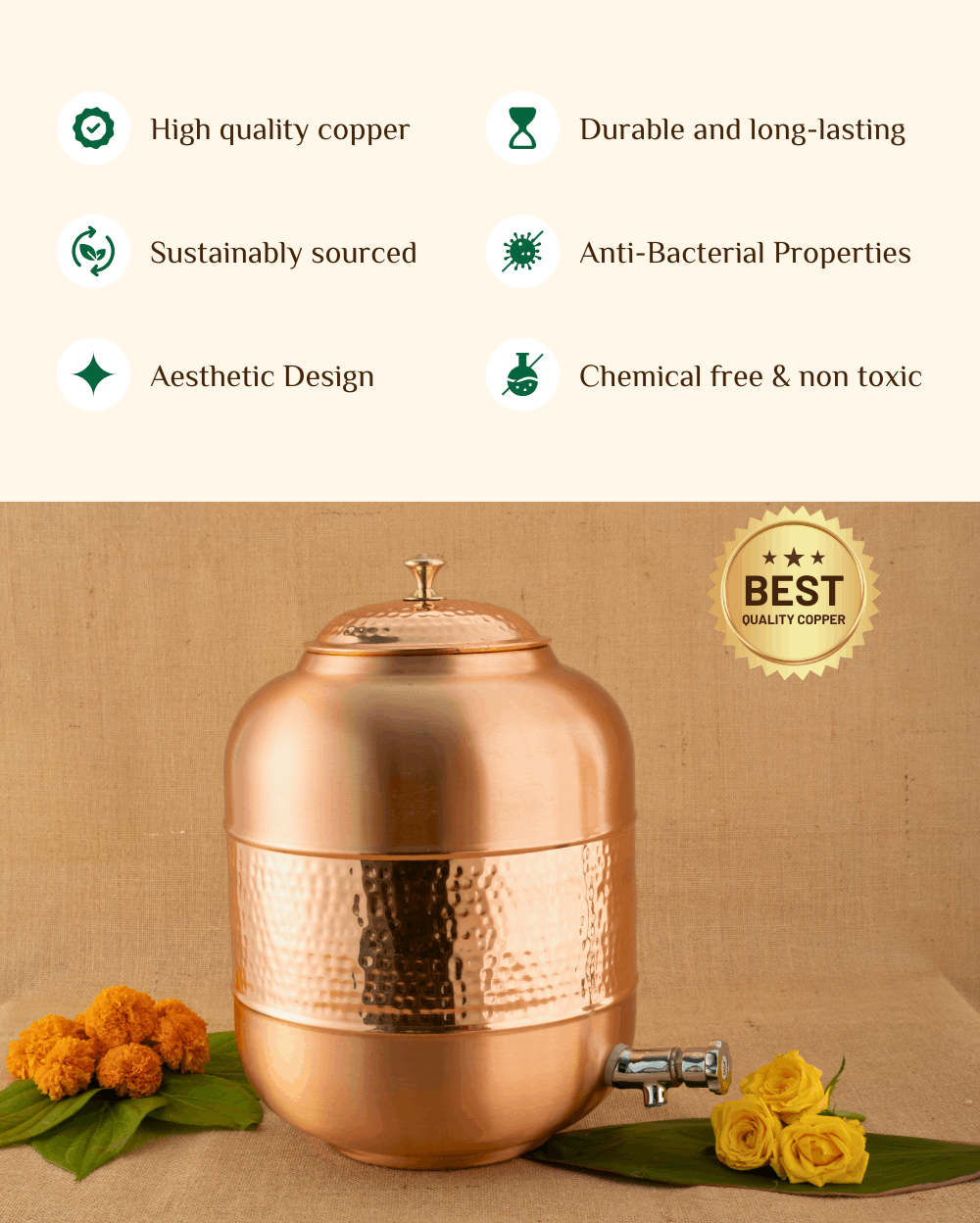 Benefits of Copper Classic Matka