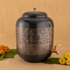 Copper Classic Vintage Matka Flower Engraved (12Ltr)