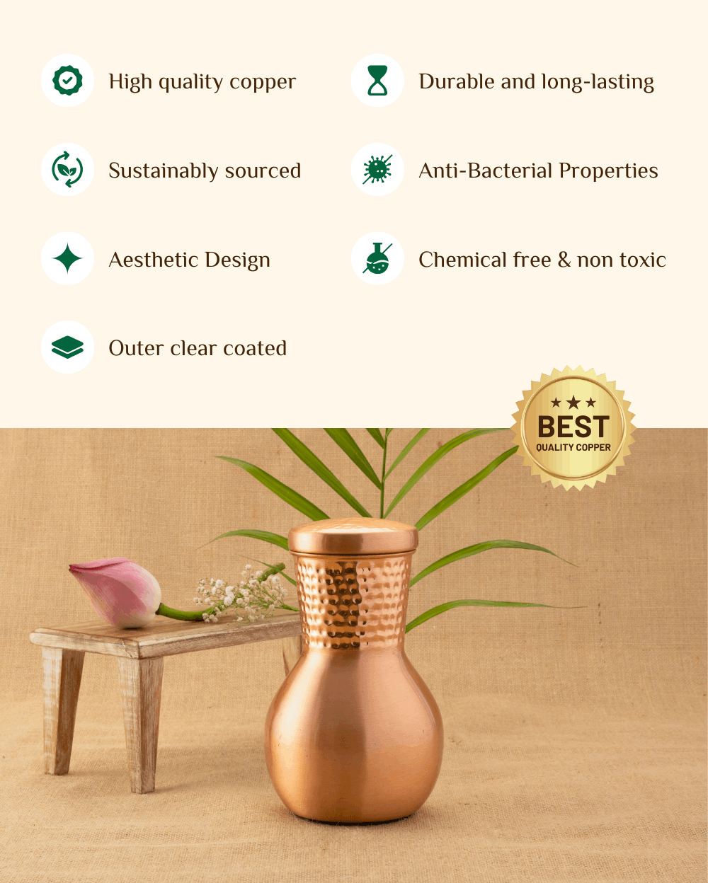 Benefits Of Copper Deluxe Bedroom Jar