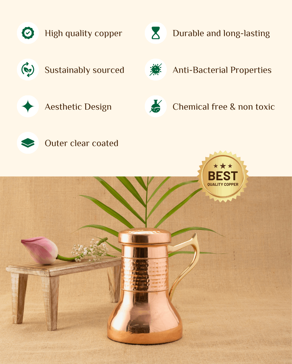 Benefits Of Copper Elegent Bedroom Jar