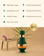 Benefits Of Copper Fab Bedroom Jar Green Color Coated