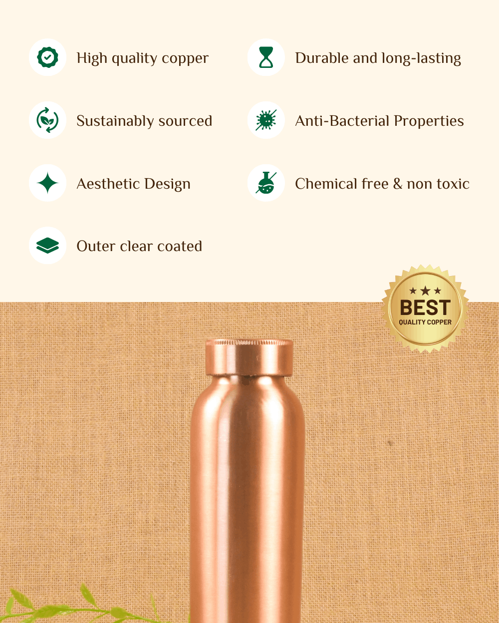 Copper Luxe Bottle (980ml)