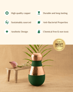 Benefits of Copper Rajwadi Bedroom Jar Green
