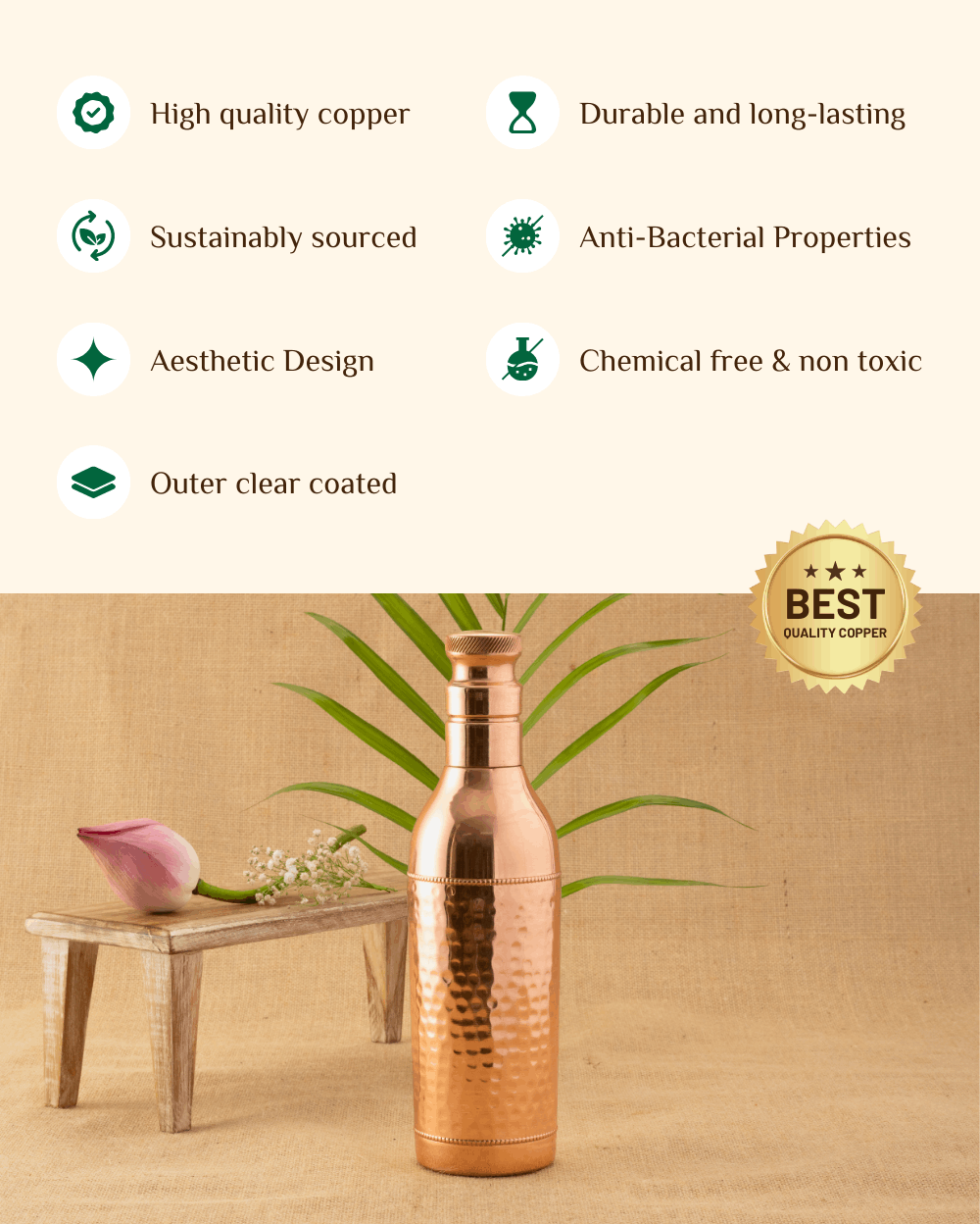 Benefits Of Copper Signature Bottle
