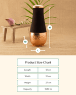 Premium Copper Supreme Bedroom Jar Black