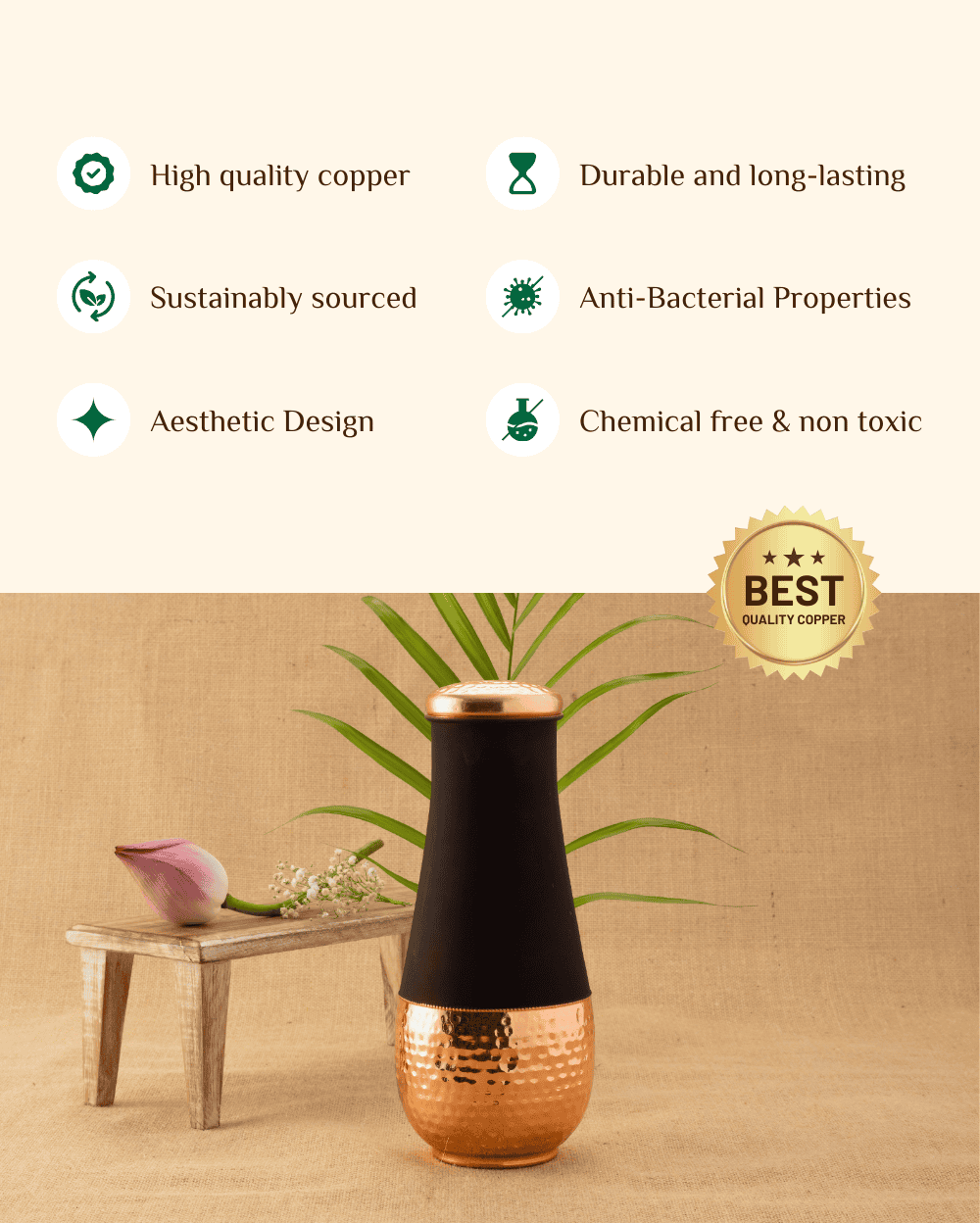 Benefits of Copper Supreme Bedroom Jar Black