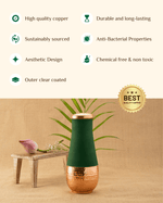 Benefits Of Copper Supreme Bedroom Jar Green Color Coated