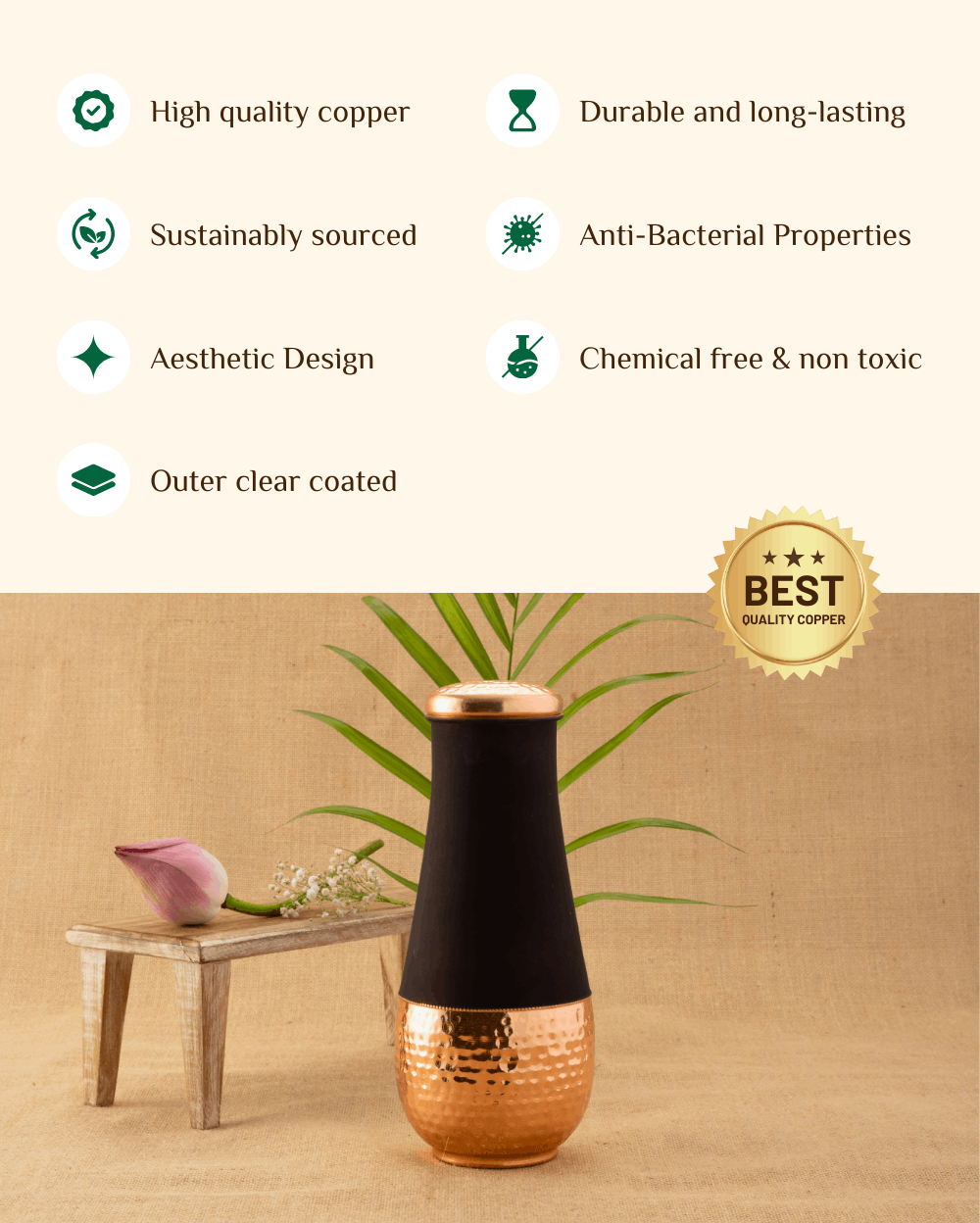 Benefits Of Copper Supreme Bedroom Jar Black Color Coated