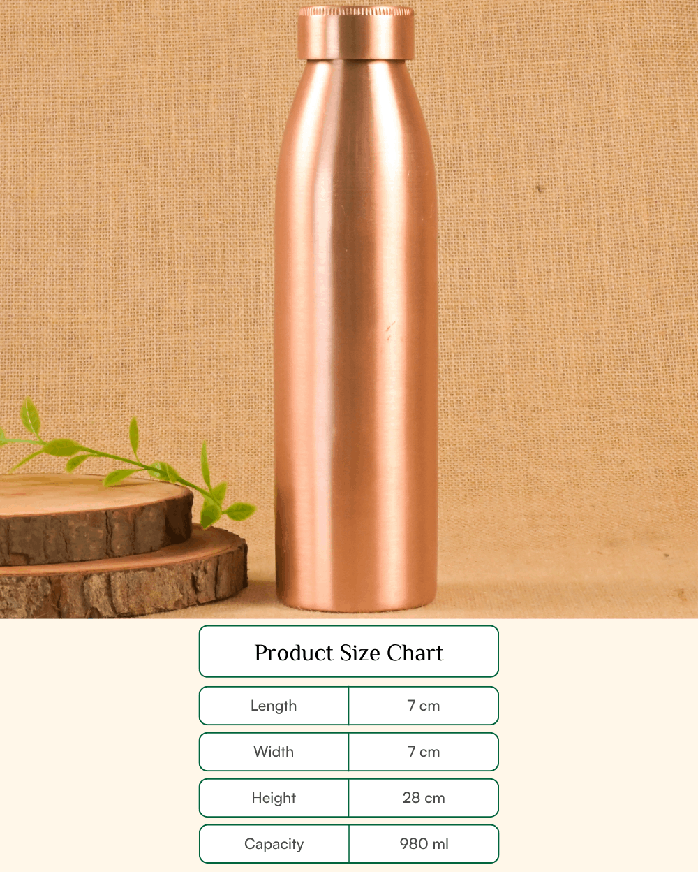 Classic Copper Tiara Bottle