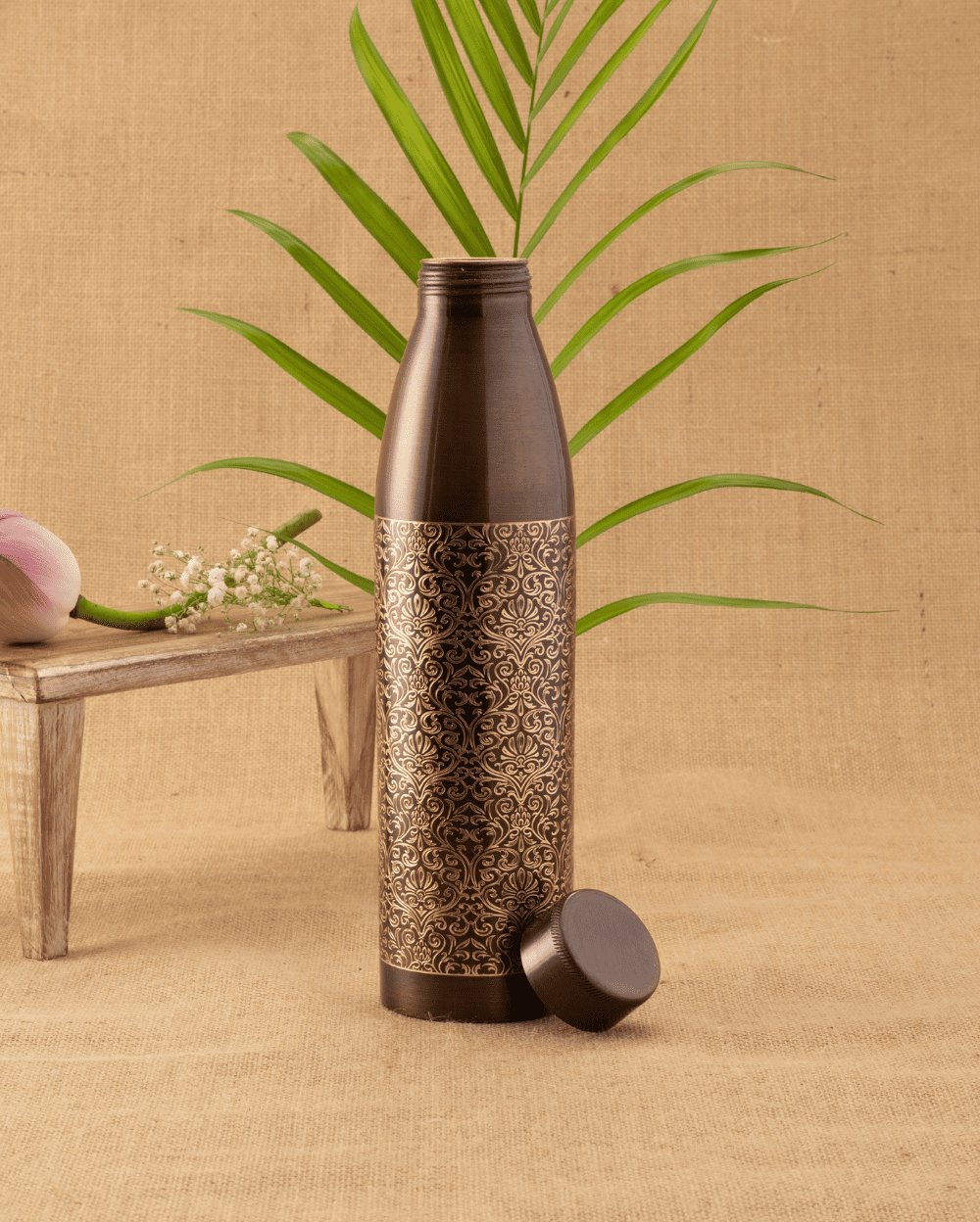 Pure Copper Tiara Bottle Engraved