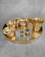 Bronze Royal Thali/Dinner Set Matt