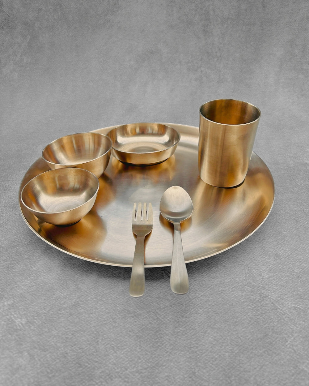 Bronze Supreme Thali/Dinner Set Matt