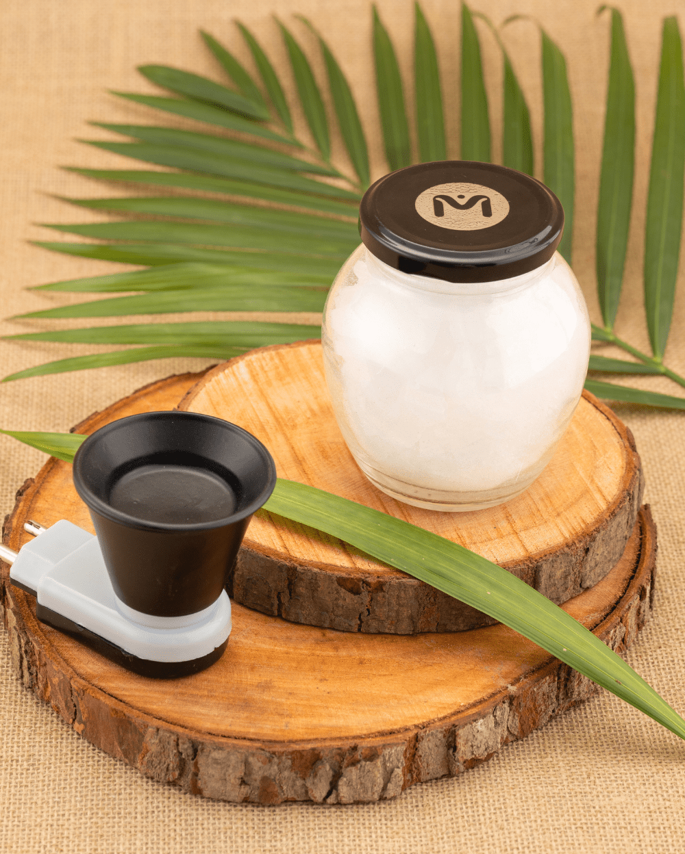 Pure Bhimseni Camphor/Kapoor - With FREE Camphor Burner (Kapoor Dani)