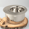 Steel Hefty Cooking Pot Set Induction Bottom