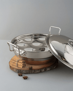 Steel Hefty Multi Kadai Copper Bottom
