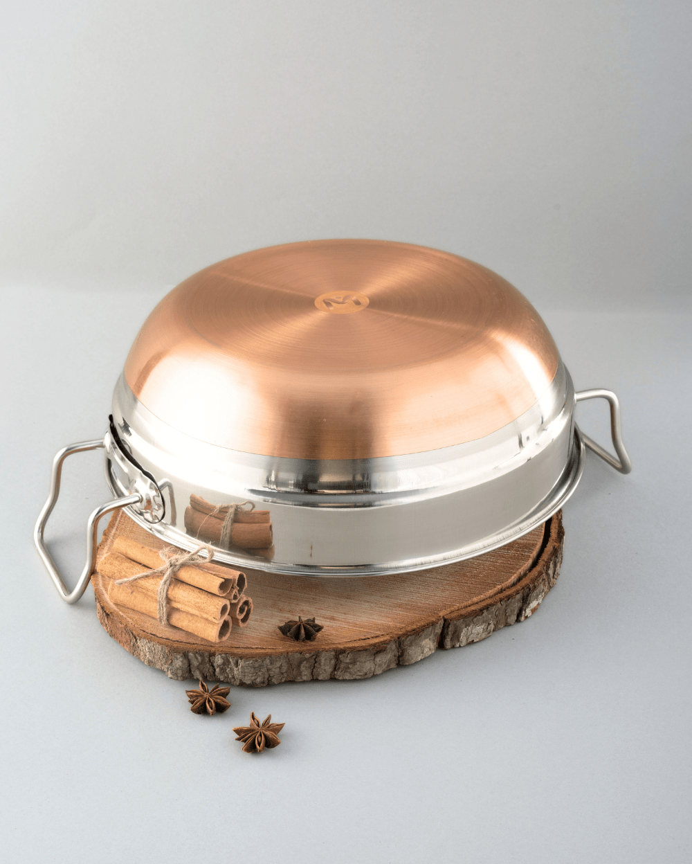 Best Steel Hefty Multi Kadai Copper Bottom