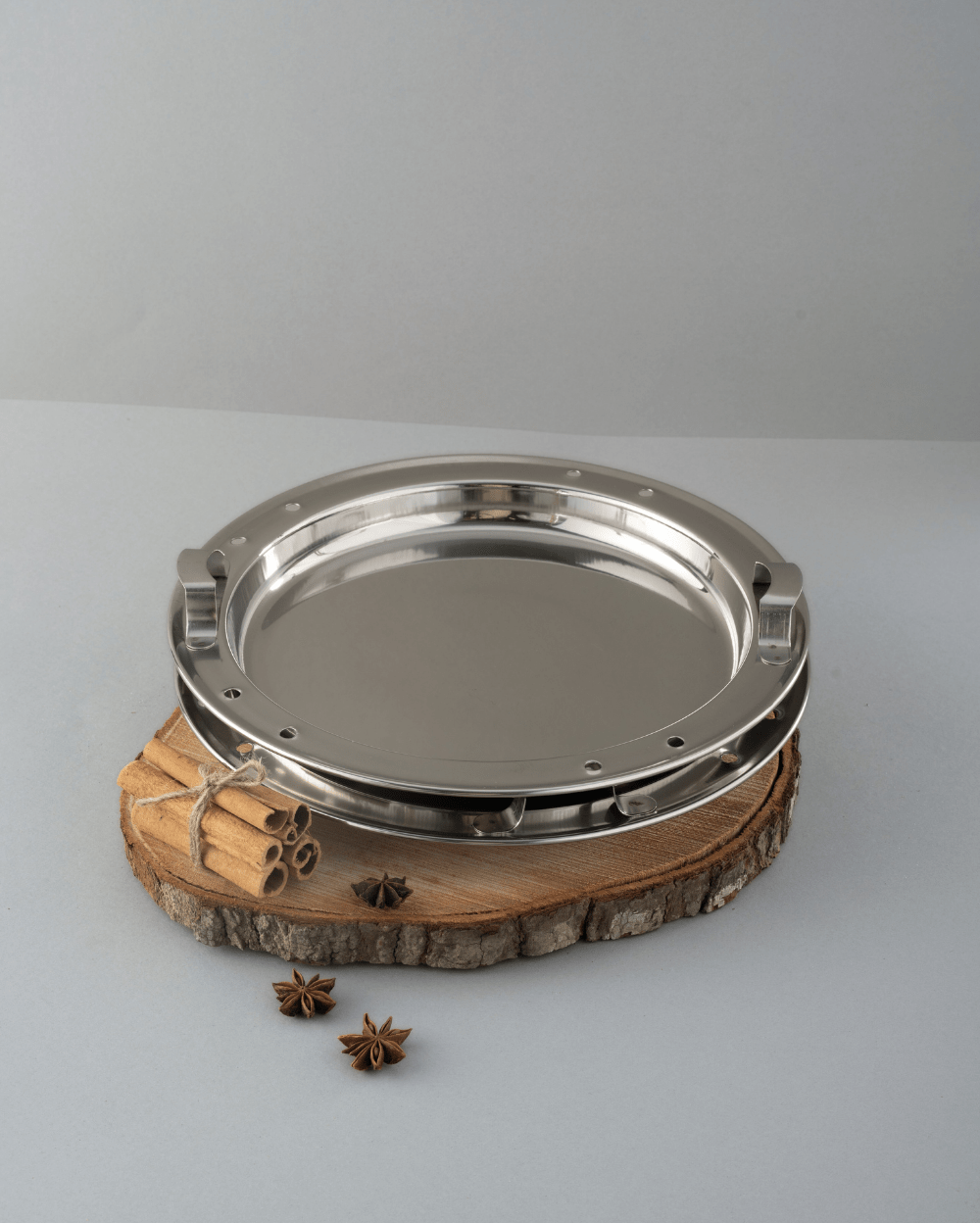 Steel Hefty Multi Kadai Induction Bottom