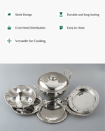 Benefits of Steel Hefty Multi Kadai Induction Bottom
