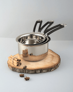 Steel Hefty Saucepan Induction Bottom Set