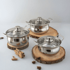 Steel Hefty Serving Handi Set