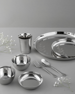 Steel Hefty Thaliset 8 Pcs