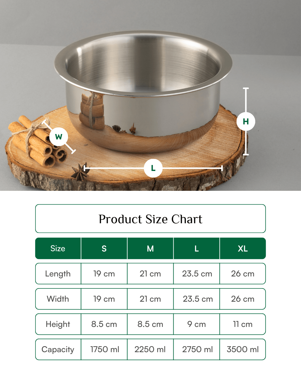 Premium Triply Robust Cooking Pot/Tope