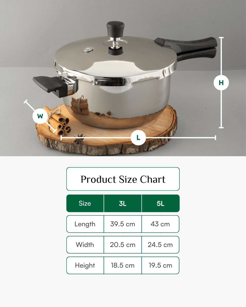 Premium Triply Robust Pressure Cooker