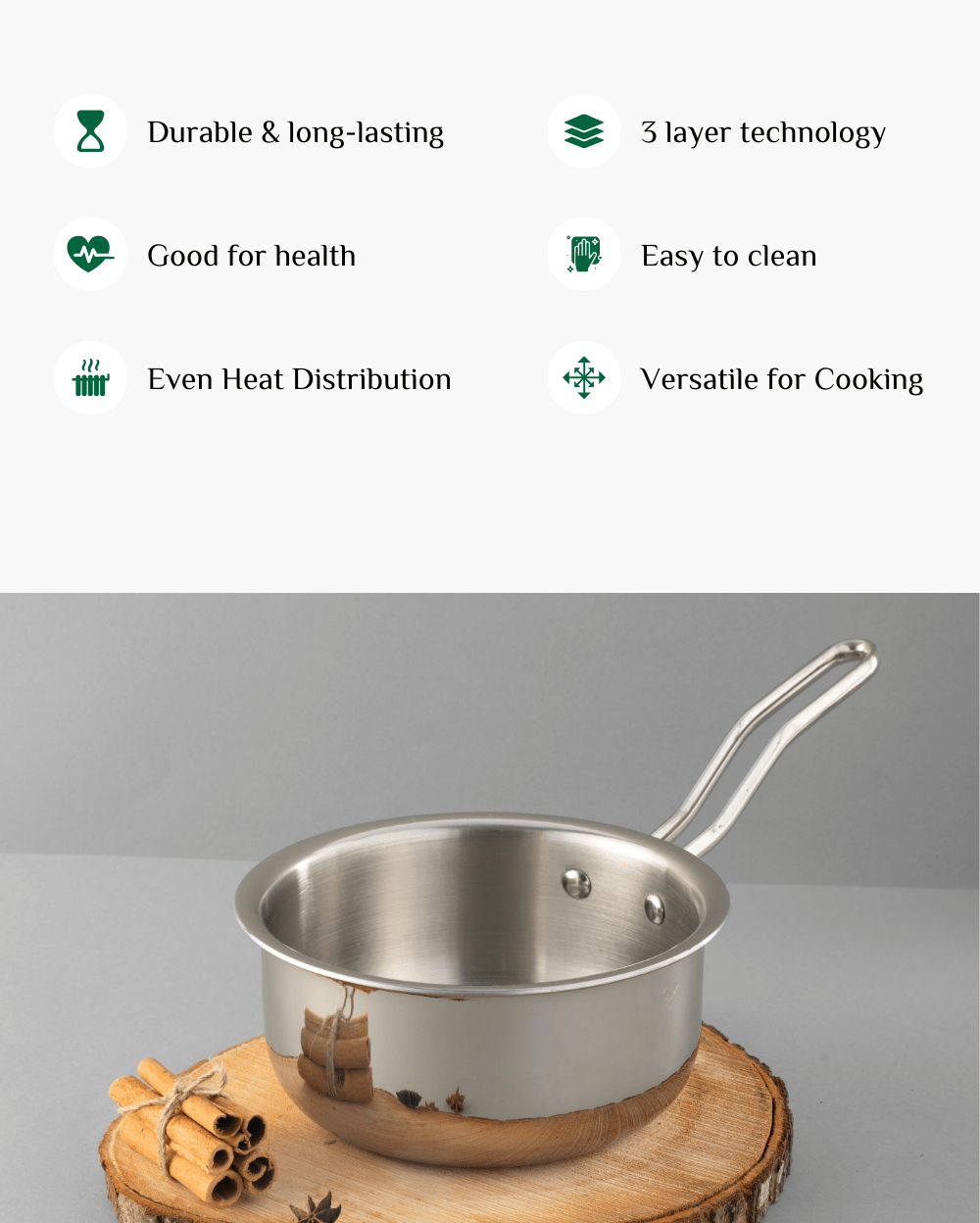 Benefits of Triply Robust Sauce Pan