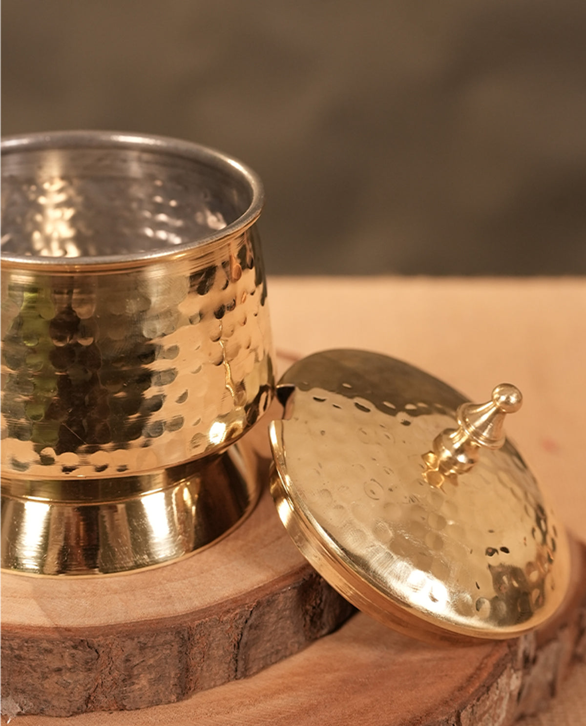 Brass Signature Ghee Pot