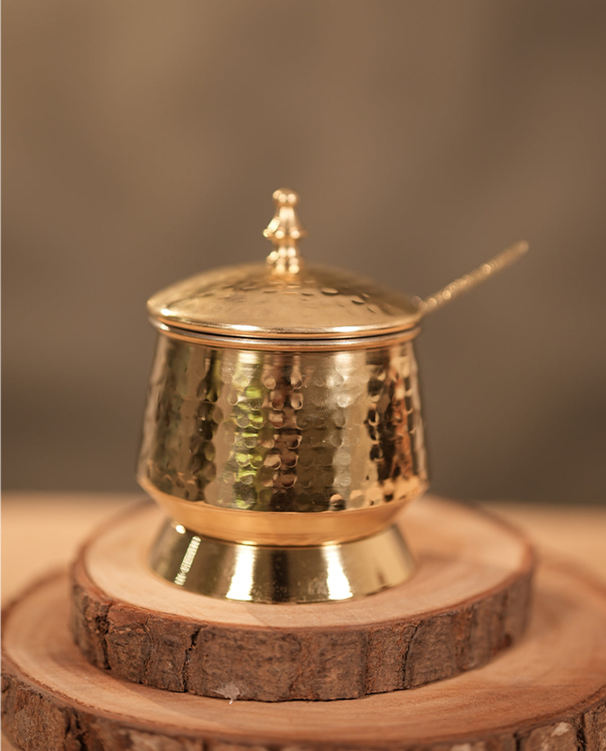 Brass Signature Ghee Pot