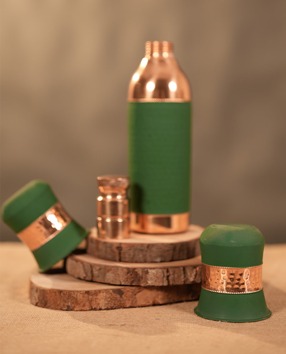 Copper Signature Bottle and Glass Set