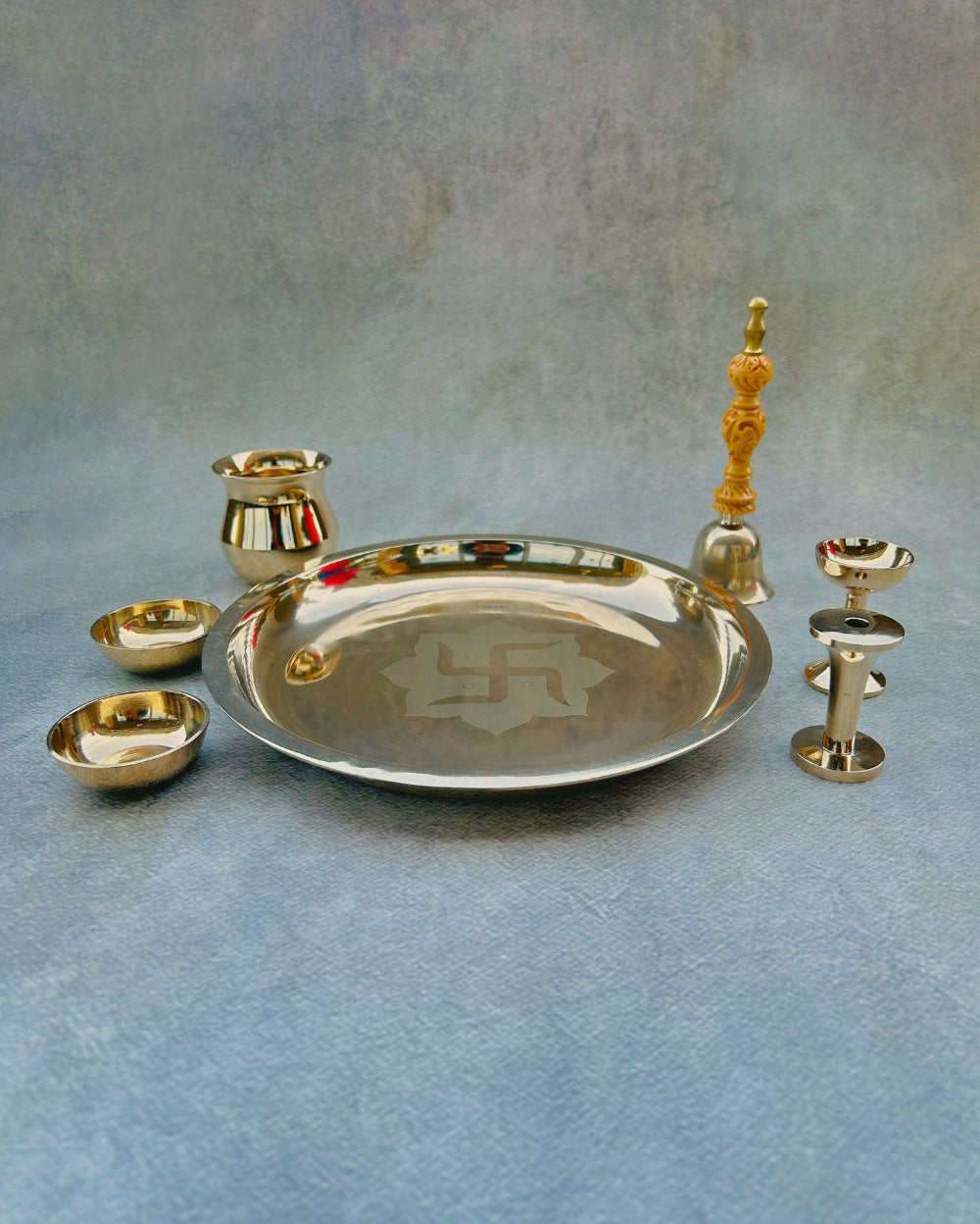 Bronze Divine Pooja Set